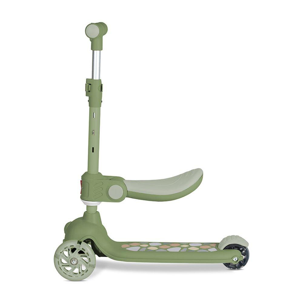 Infantil Paseo Patinete JETSTER PLUS asiento plegable ABEC-9 Green 3/5