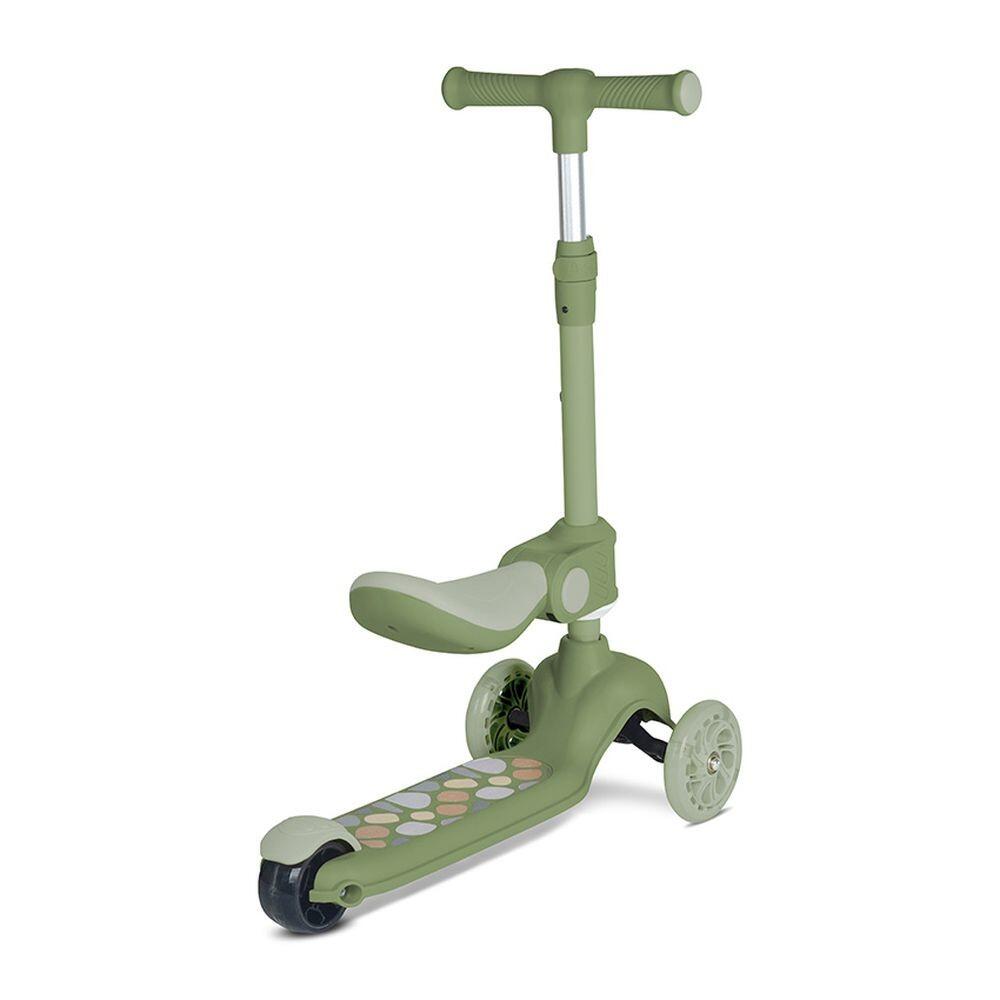 Infantil Paseo Patinete JETSTER PLUS asiento plegable ABEC-9 Green 2/5