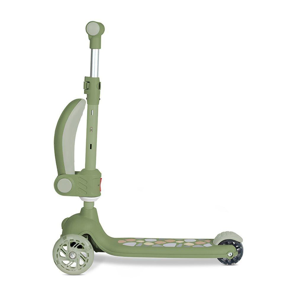 Infantil Paseo Patinete JETSTER PLUS asiento plegable ABEC-9 Green 5/5