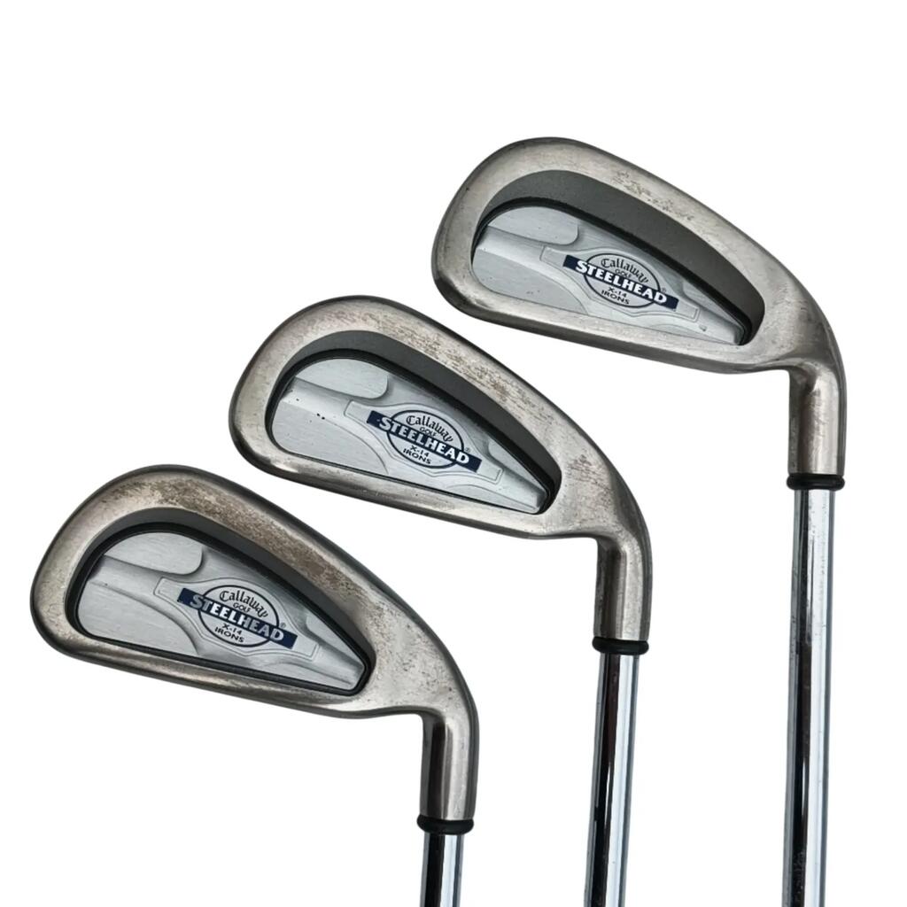 Callaway Steelhead X-14 Iron Set / 3-PW / Flex Stiff / Steel