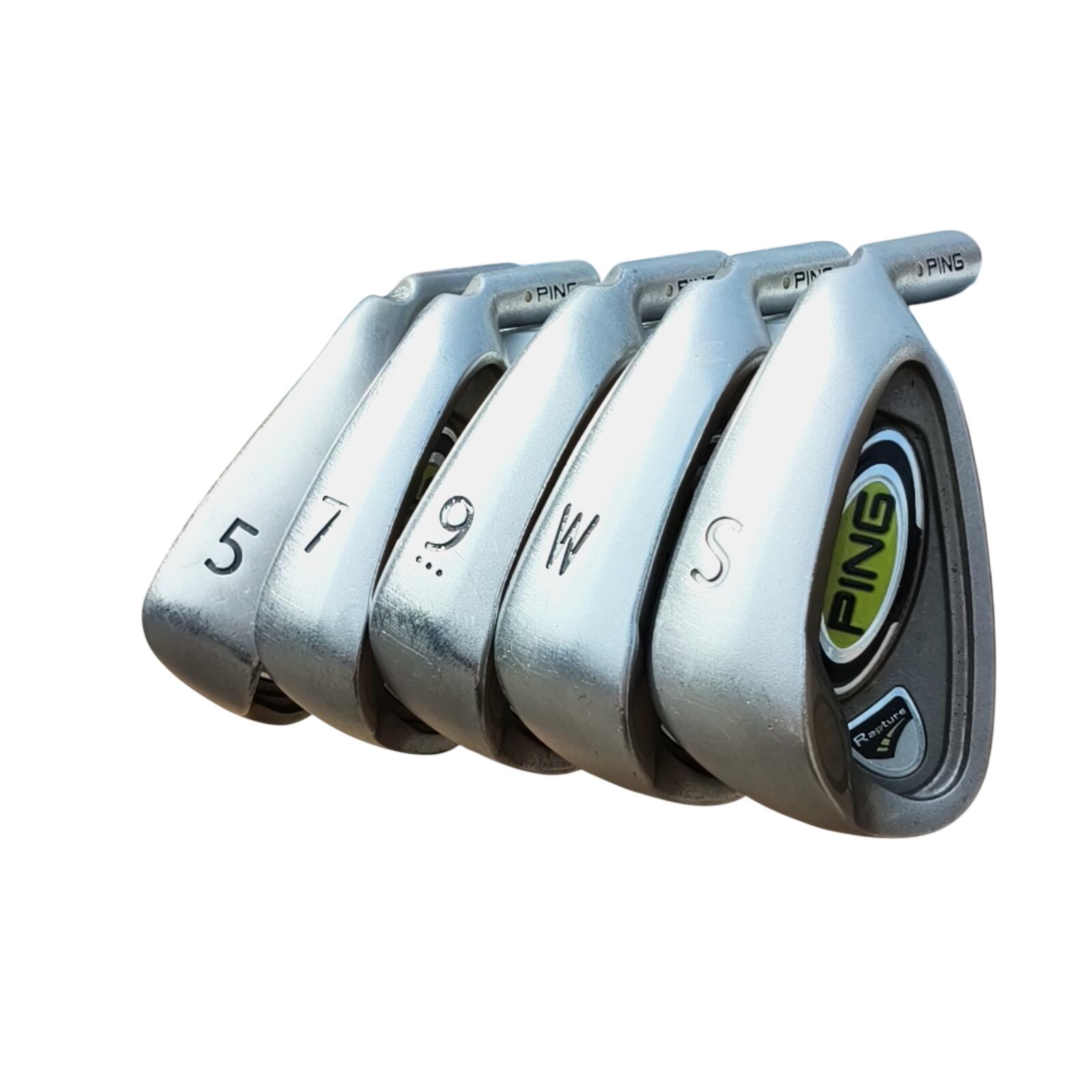 PING Rapture IJzerset / 5+7+9+PW-SW / Flex Ladies / Grafiet 3/7