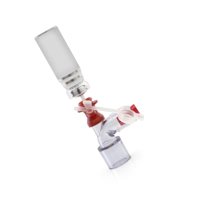 SAHOMA-II Adaptateur pour dosage d'aerosol 2/3