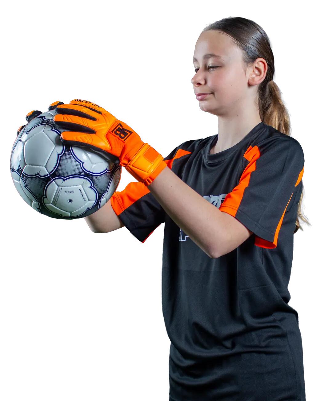 Gants de gardien de but junior Flash #26 Orange 3/7