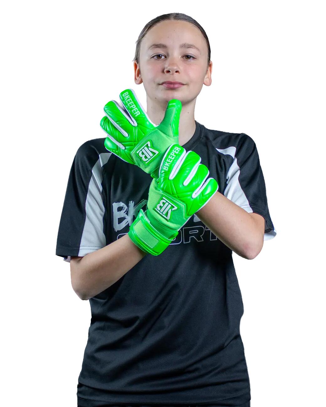Guanti da portiere Flash Junior #26 Verdi 2/8