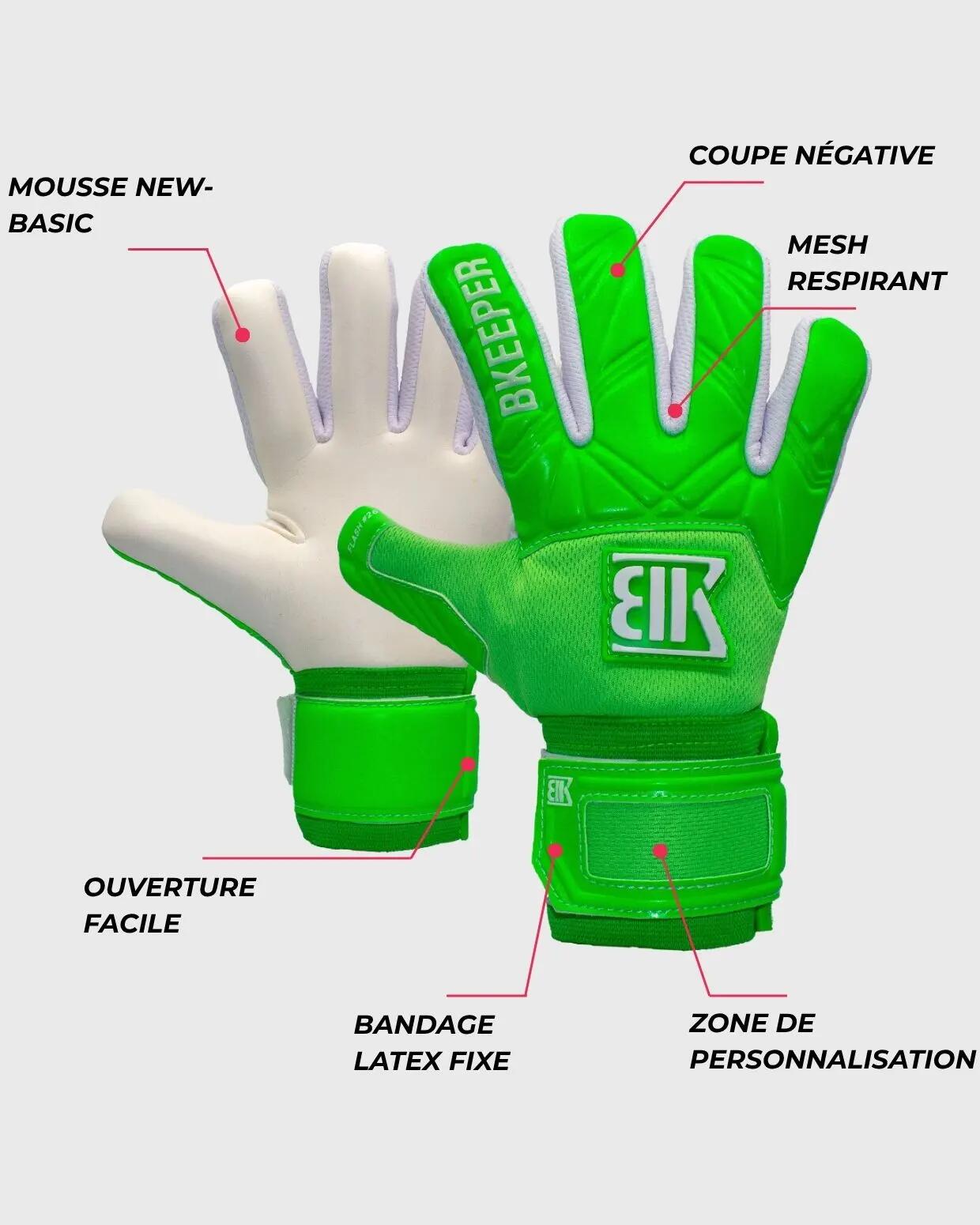 Guanti da portiere Flash Junior #26 Verdi 5/8