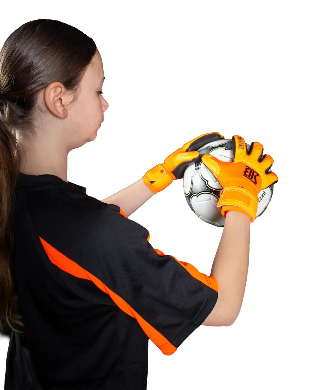 Gants de gardien de but junior Flash #26 Orange 7/7
