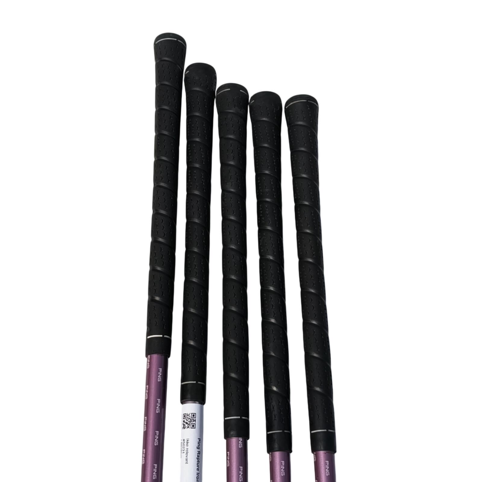 PING Rapture IJzerset / 5+7+9+PW-SW / Flex Ladies / Grafiet 5/7