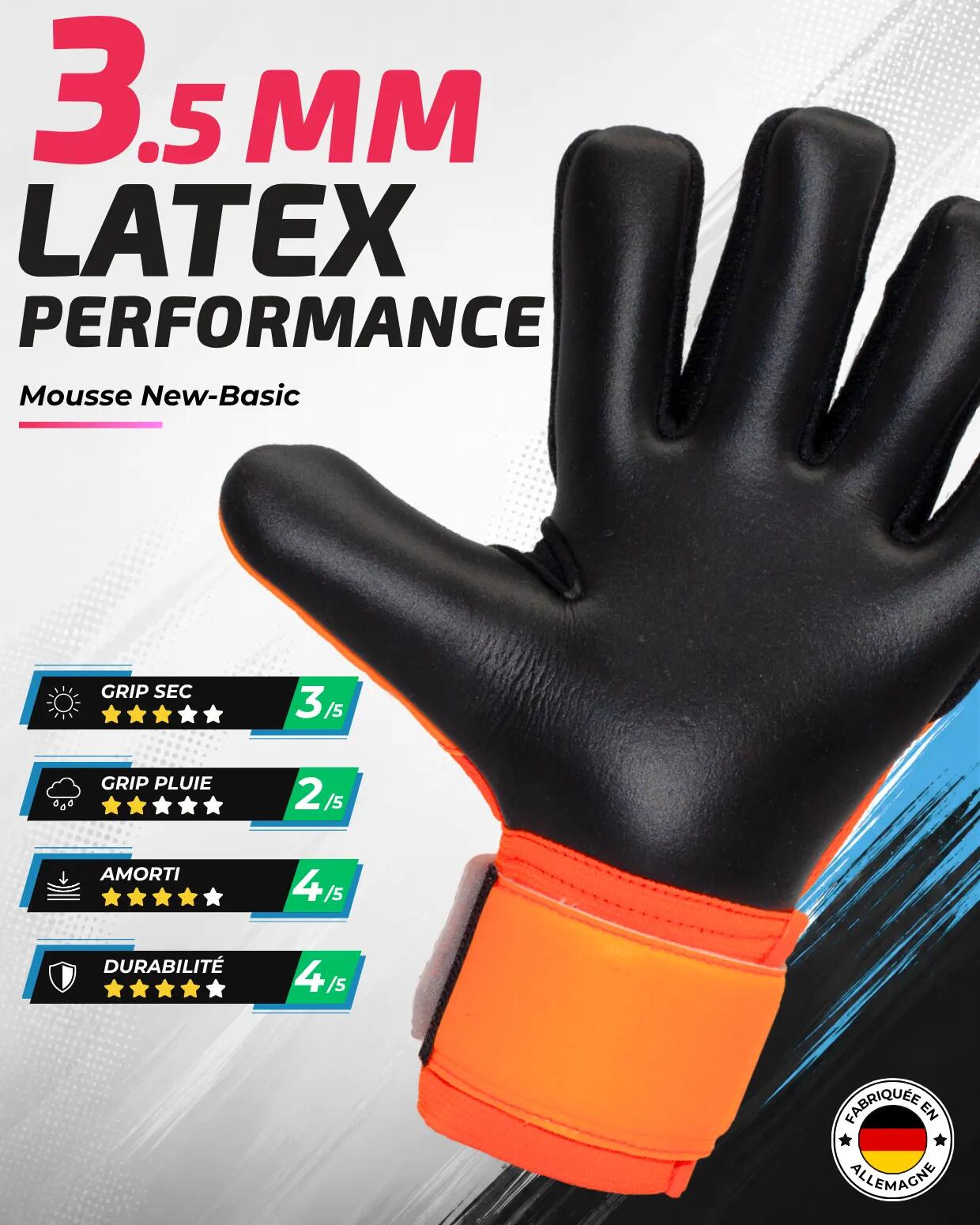 Gants de gardien de but junior Flash #26 Orange 4/7