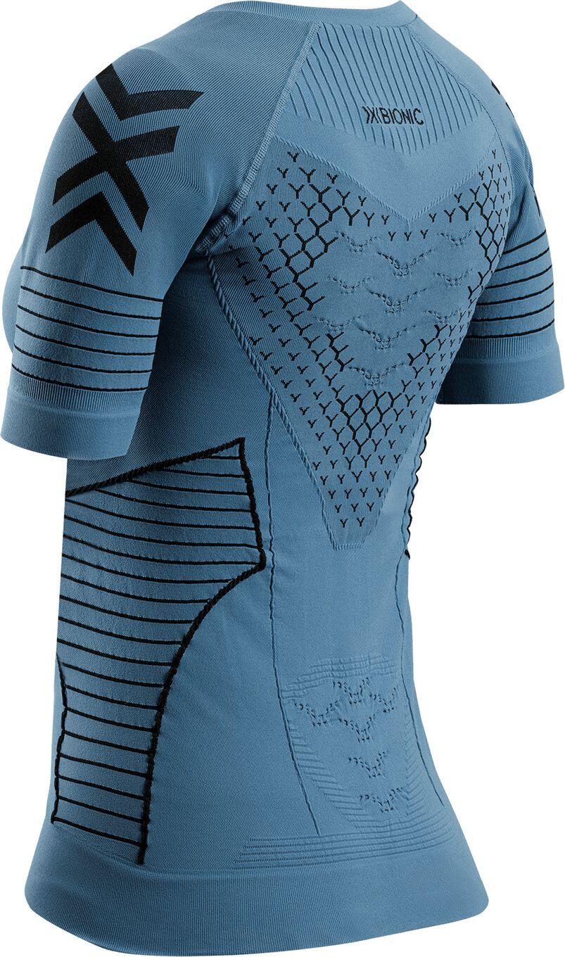 T-Shirt Running X-Bionic Twyce Race Bleu/Noir Femme 2/2