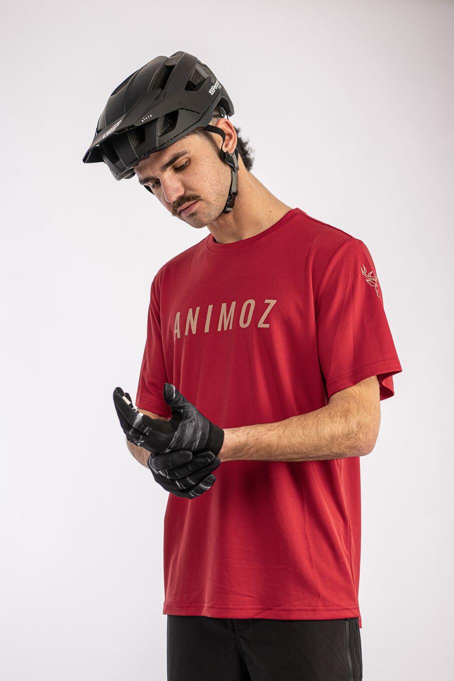 Maillot de manga corta Animoz Raw Red, hombre 2/7