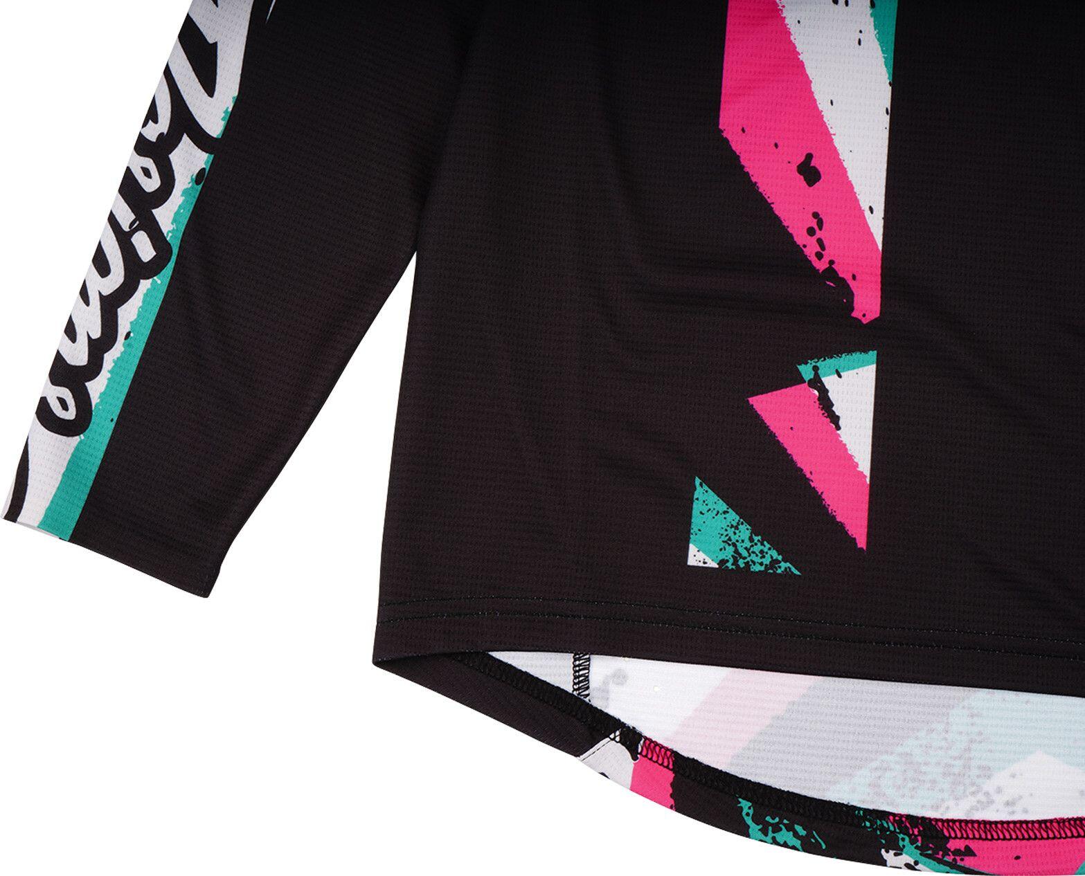 Troy Lee Designs Sprint Youth Langarm-Trikot für Kinder, schwarz 2/7