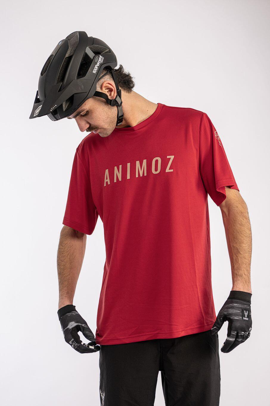 Maillot de manga corta Animoz Raw Red, hombre 5/7