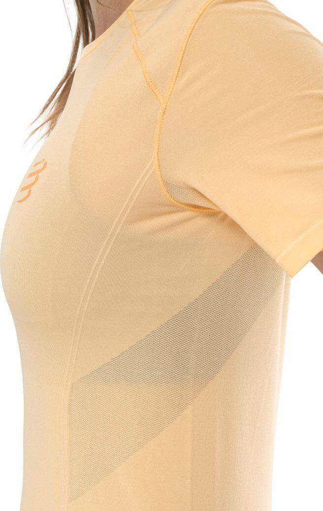 T-Shirt Running Compressport Performance Jaune Femme 3/6