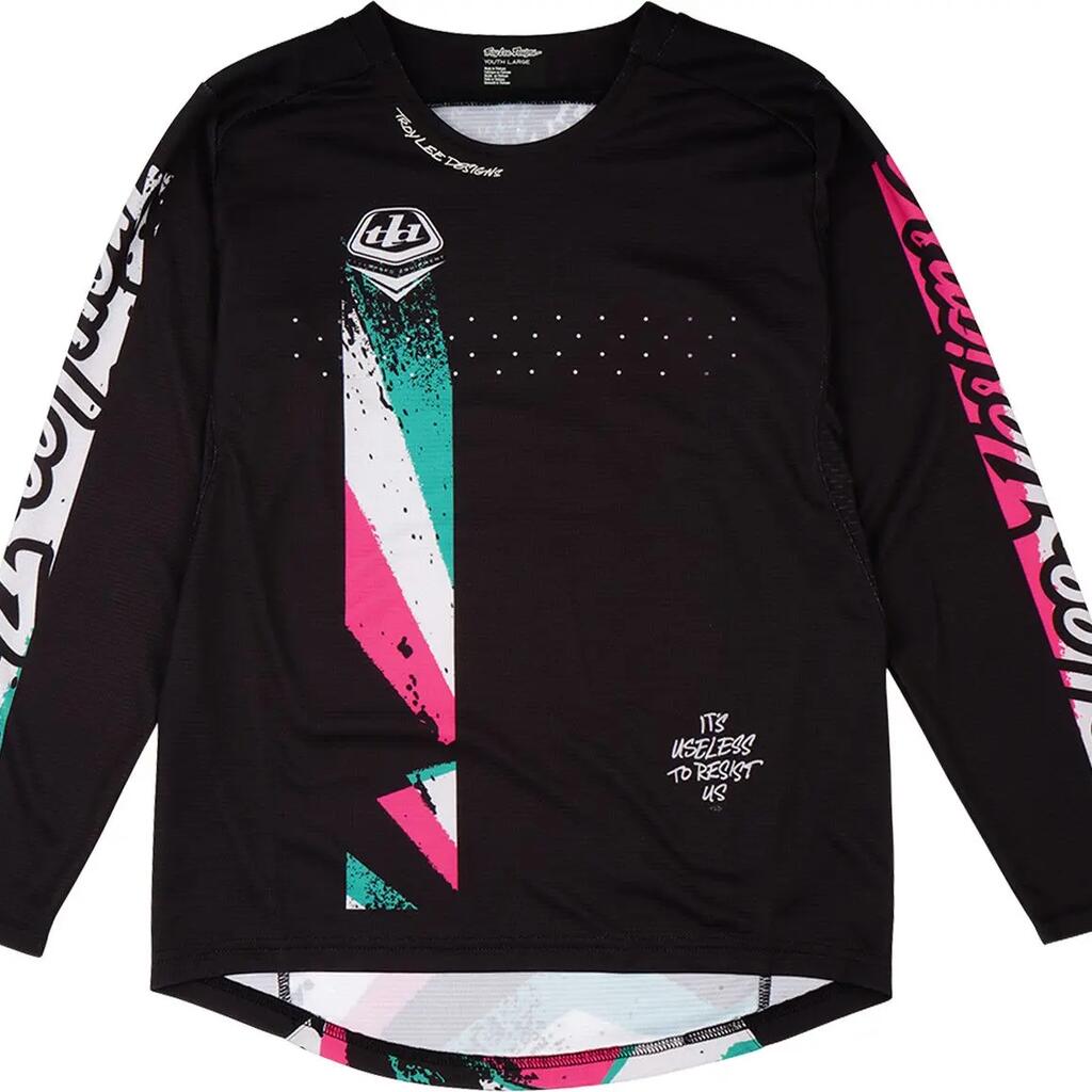 Troy Lee Designs Sprint Youth Long-Sleeve Jersey - Black