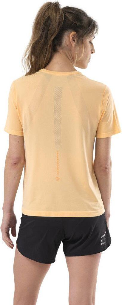 T-Shirt Running Compressport Performance Jaune Femme 2/6