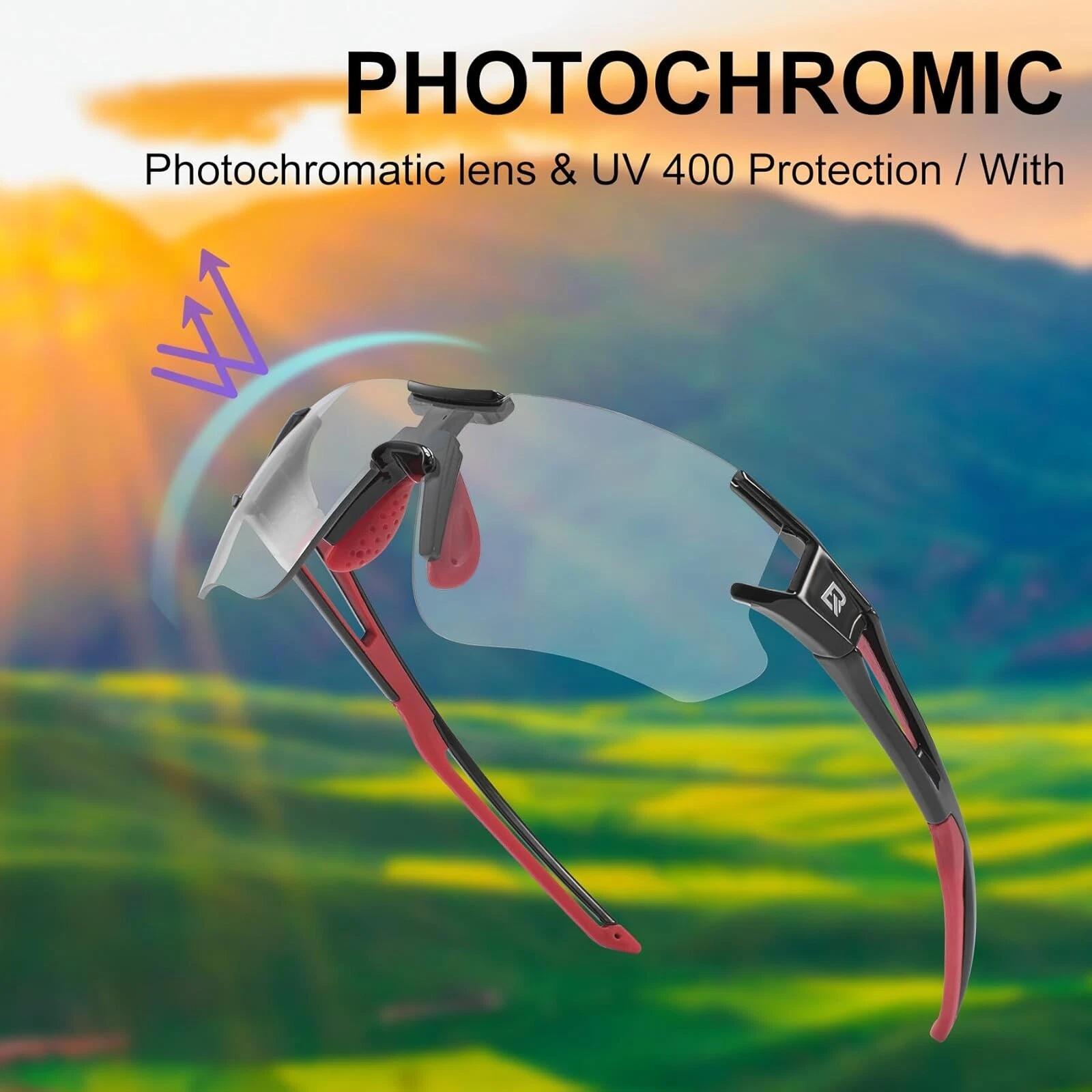 ROCKBROS Photochrome Sonnenbrille UV400 3/6