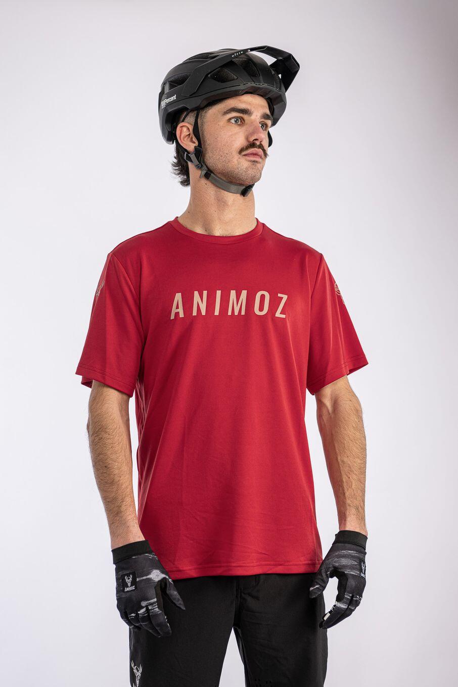 Maillot de manga corta Animoz Raw Red, hombre 4/7