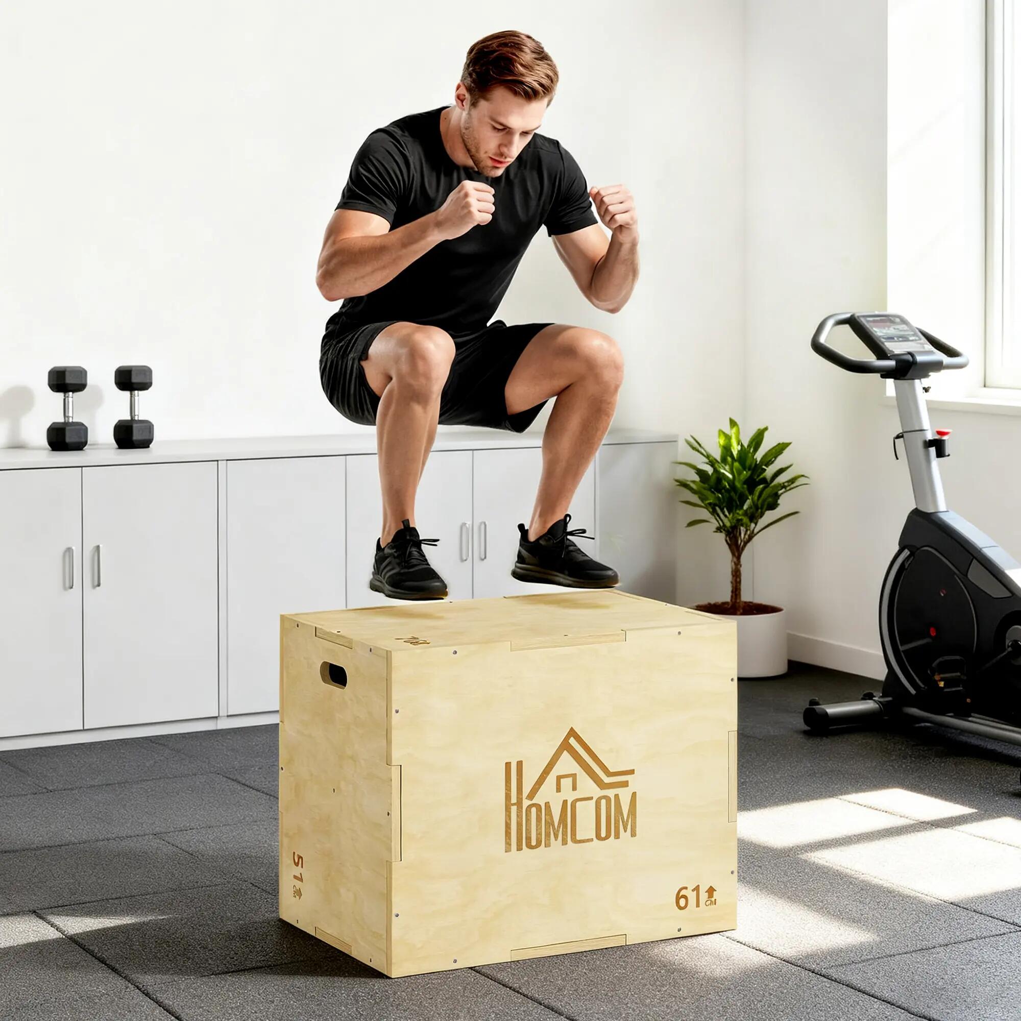Box jump - box de pliométrie - bois de hêtre 2/5