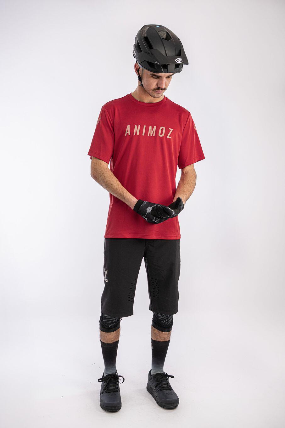 Maillot de manga corta Animoz Raw Red, hombre 6/7