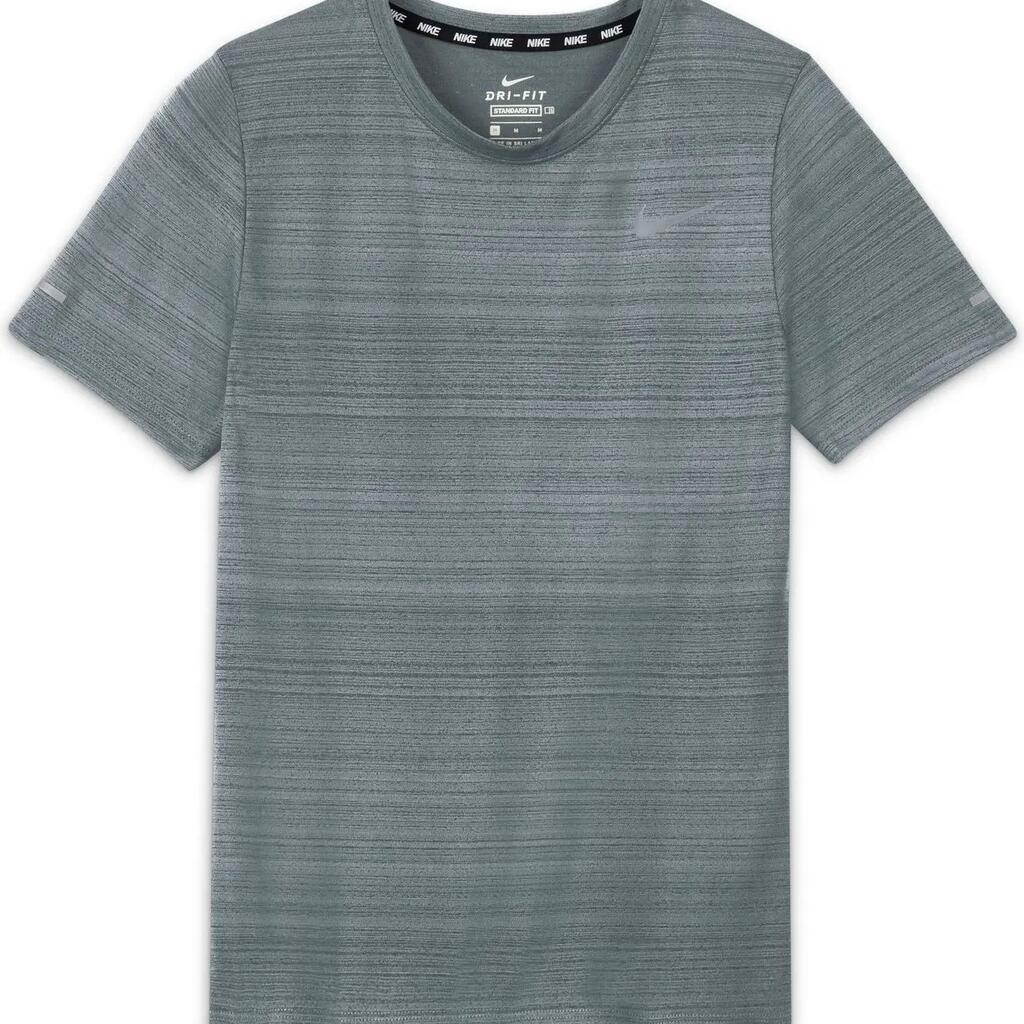 Nike Dri-Fit Miler Grey Boy's short sleeve jersey