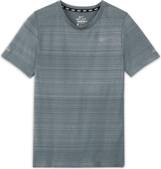 Maglia a maniche corte Nike Dri-Fit Miler Grey Ragazzo
