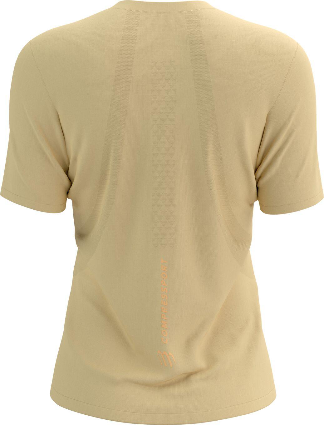 T-Shirt Running Compressport Performance Jaune Femme 6/6