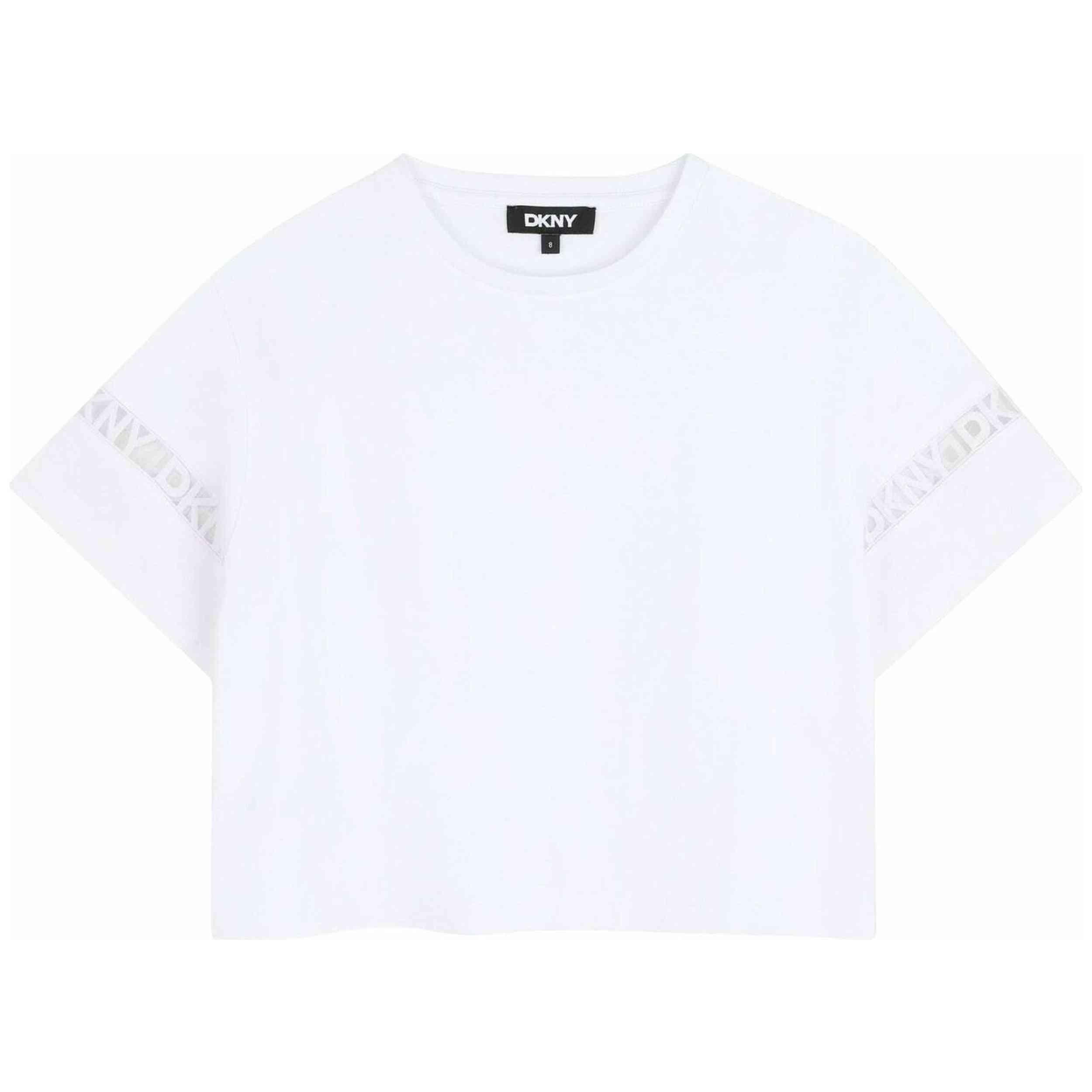Kurzarmshirt Dkny Modell D62623-10P für mädchen 2/4