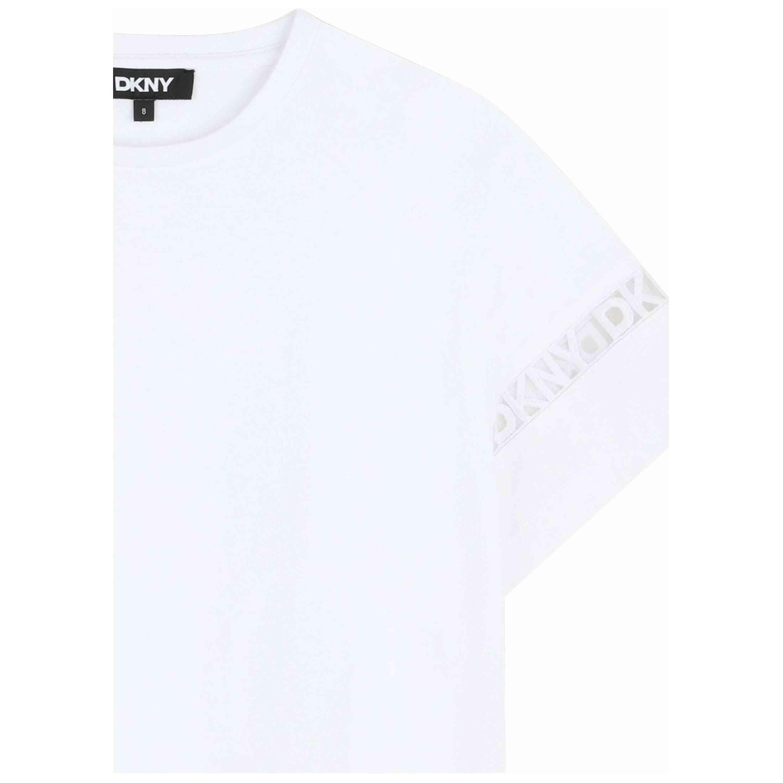 Kurzarmshirt Dkny Modell D62623-10P für mädchen 4/4