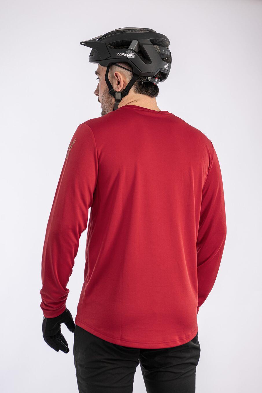 Maillot de manga larga Animoz Raw Red, hombre 3/7