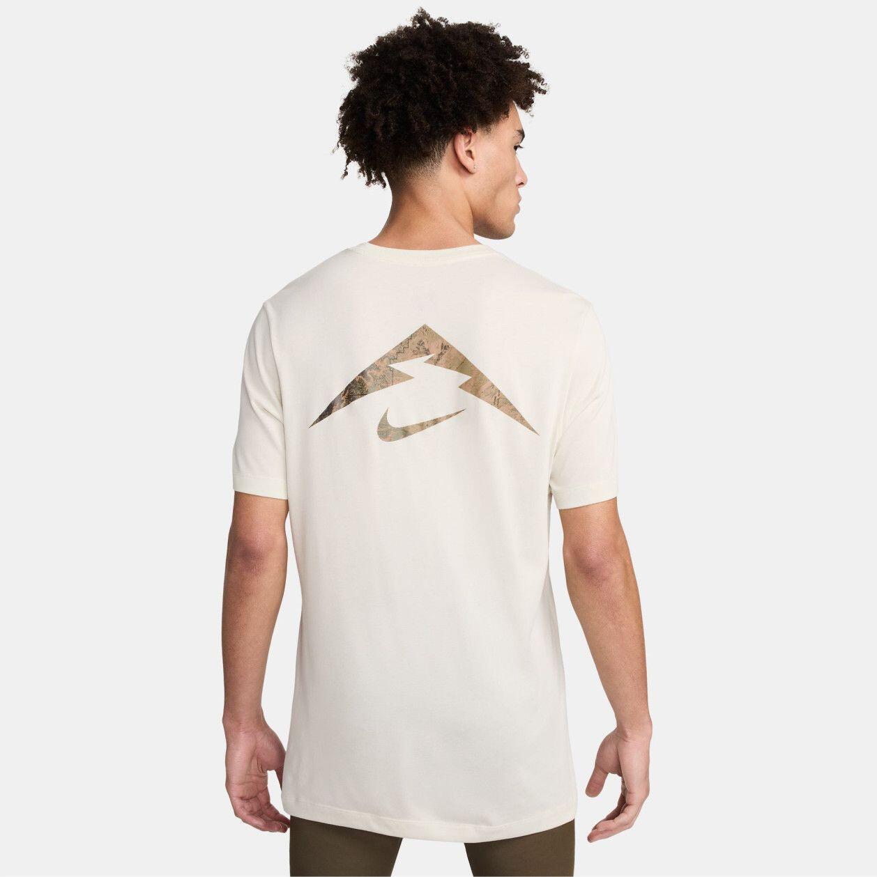 T-Shirt Manches Courtes Nike Dri-Fit Trail Beige Homme 2/4