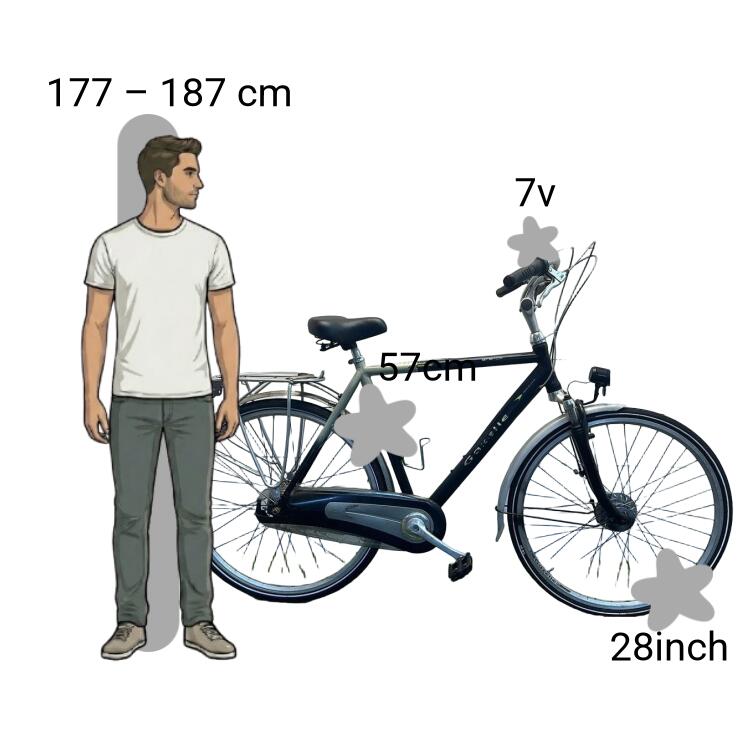 Vélo d’occasion Gazelle Orange 2/4