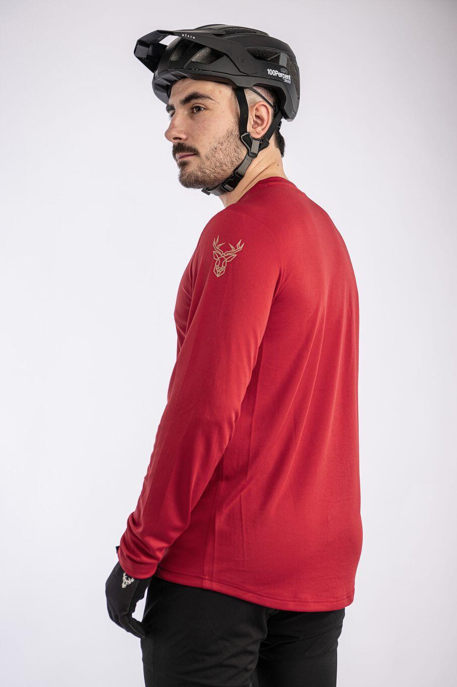 Maillot de manga larga Animoz Raw Red, hombre 4/7