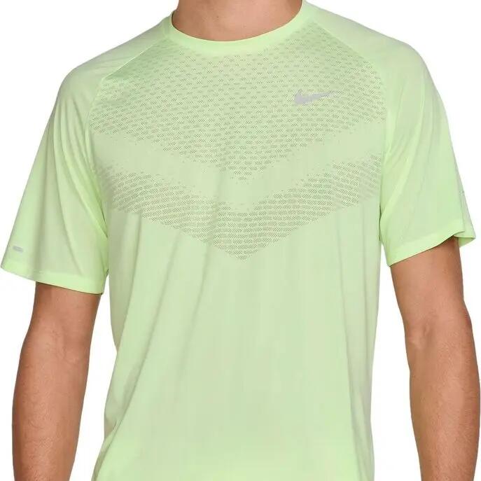 Men's Nike Dri-Fit ADV Stride Yellow short sleeve jersey