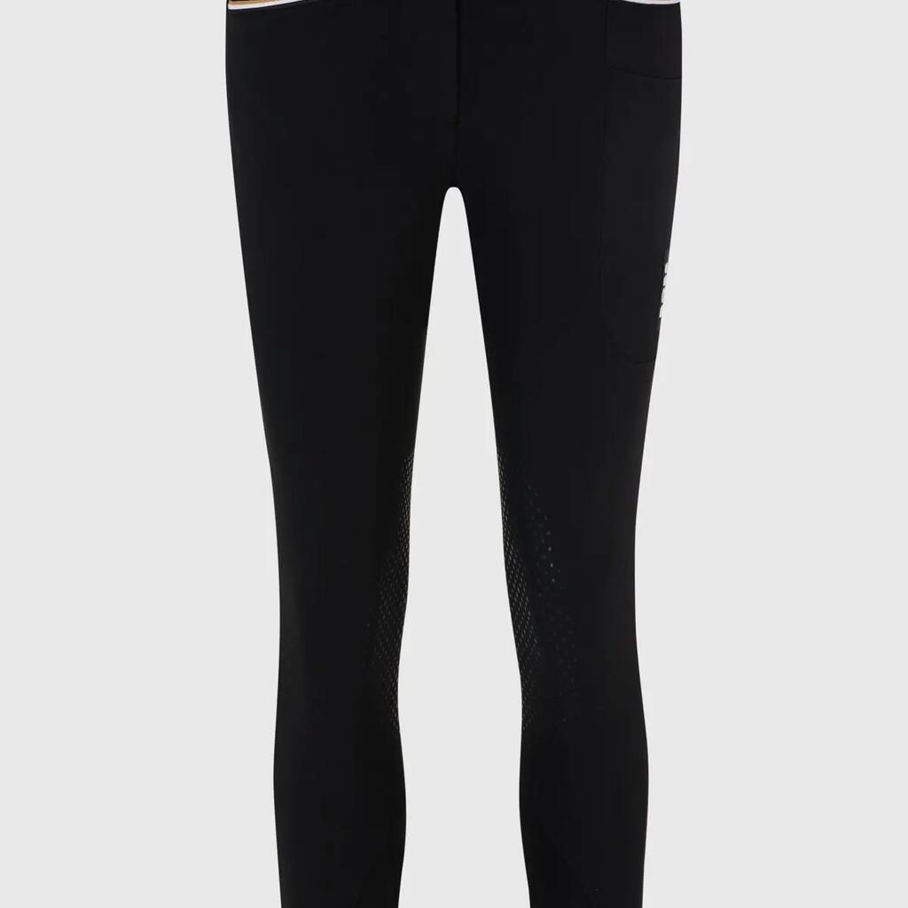 Boss Equestrian Rijbroek Dames Hoge Taille Knie Grip Hannah Core Zwart -