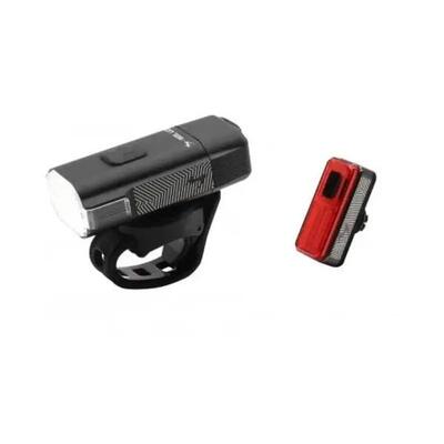 Voor/achter verlichting set moon rigel lite helix liteusb