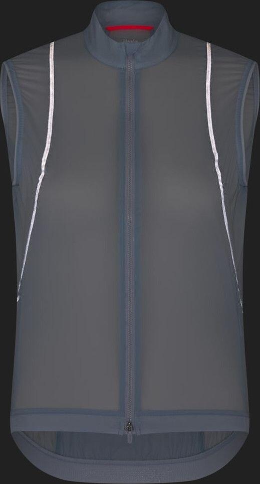 Gilet Rapha Brevet Element Donna Blu Argento 3/4