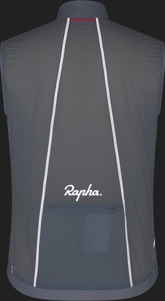 Gilet Rapha Brevet Element Donna Blu Argento 4/4