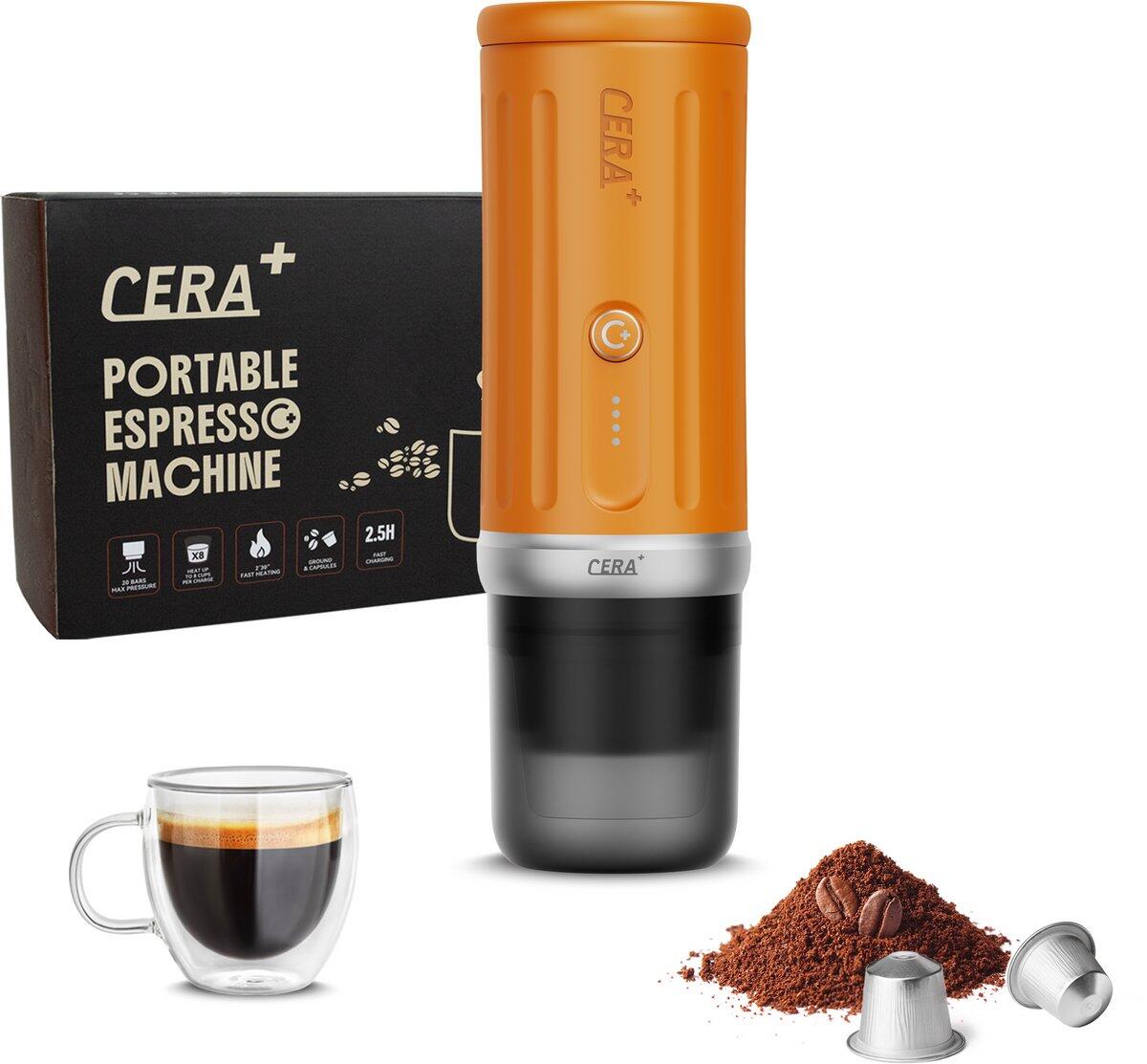 Cerapresso Draagbare Espressomachine voor Camping & Reizen 20 Bar USB-C 4/5