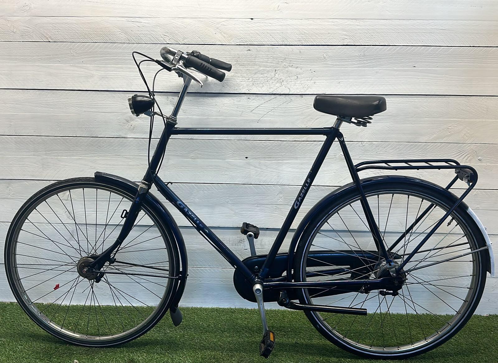 Gazelle stadsfiets, blauw - 28" city speed, 7 versnellingen, met standaard 3/3