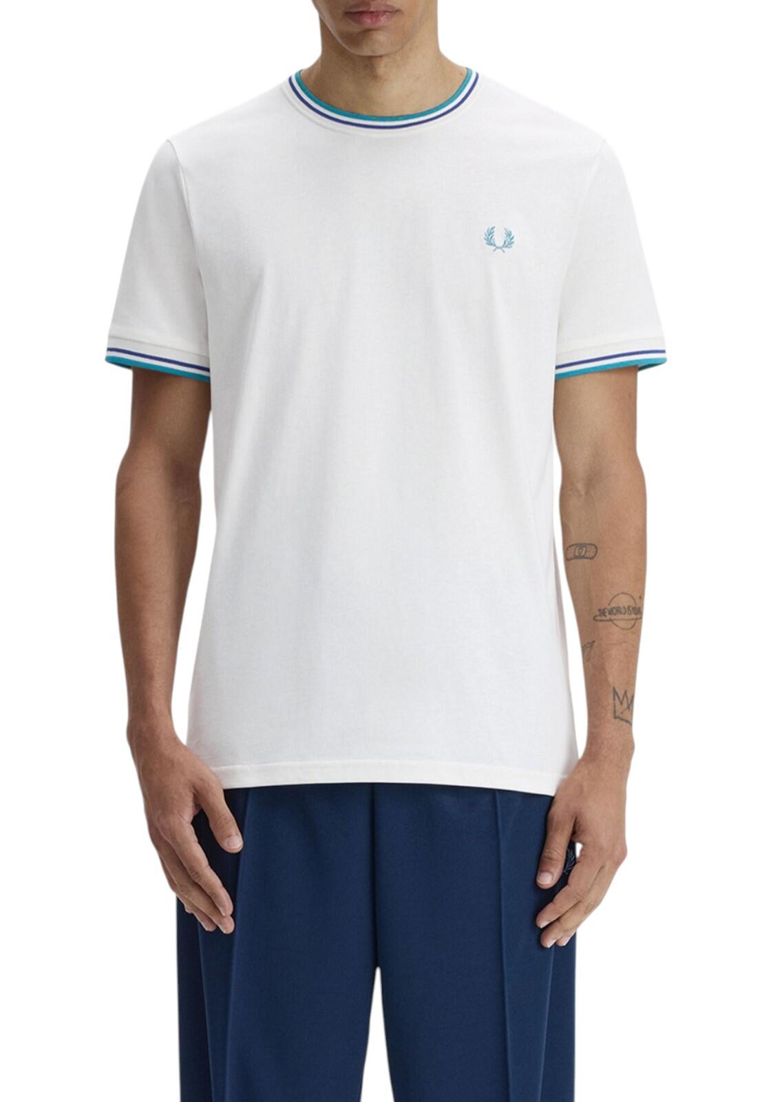 T-shirt Fred perry modèle Twin Tipped T-Shirt pour homme 3/4