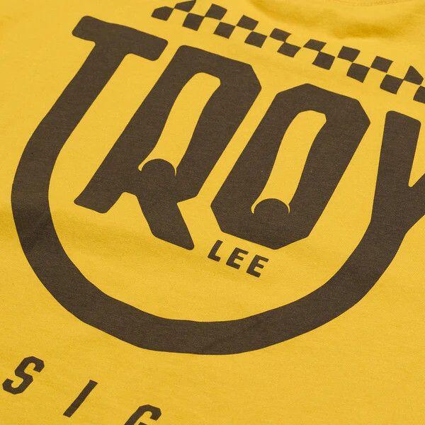T-Shirt Manches Courtes Troy Lee Designs Smiley Jaune 6/6