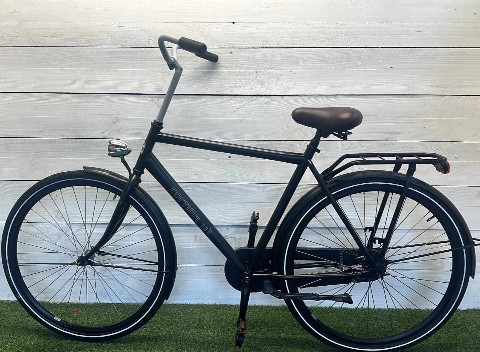 Cortina stadsfiets 57 cm, zwart, 28" - gereviseerd 3/3