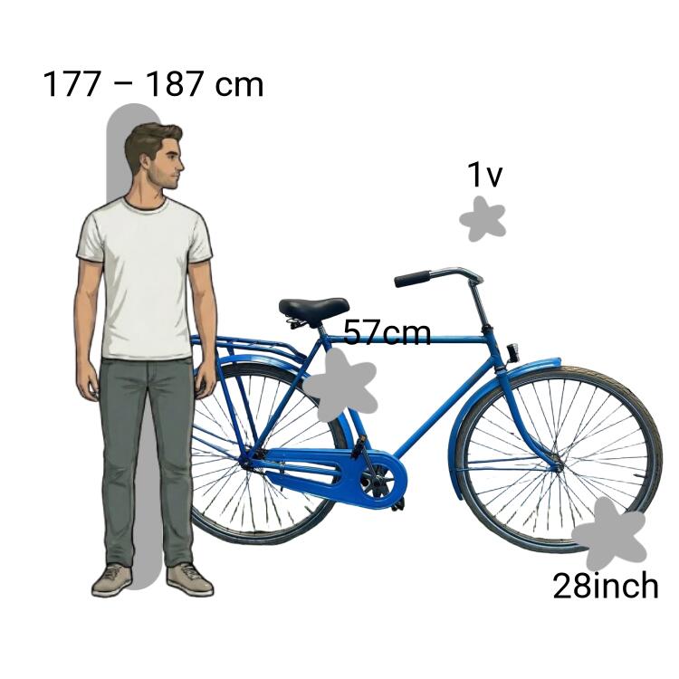 Bicicleta usada Achielle 2/4