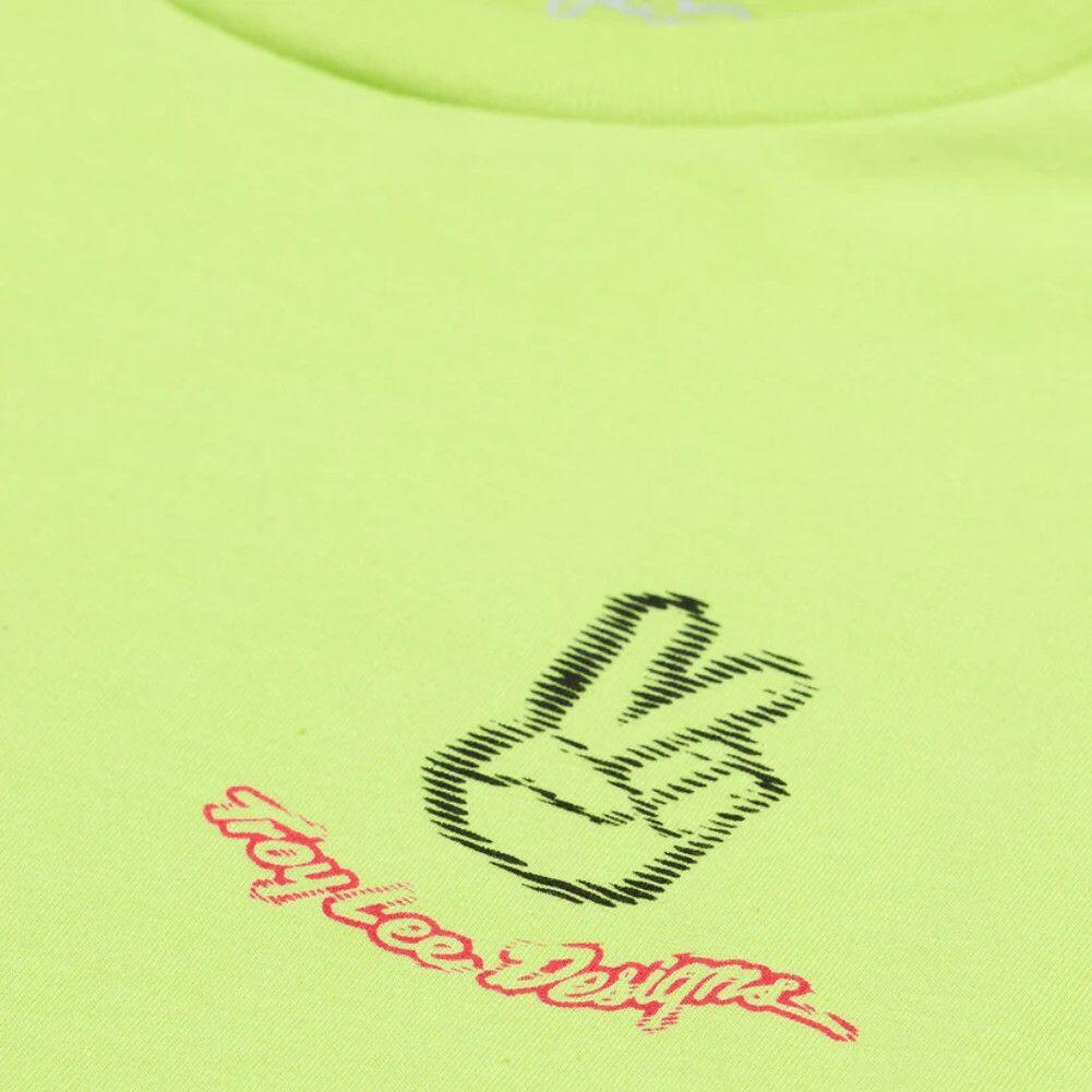 T-Shirt Manches Longues Troy Lee Designs Peace Out Jaune 3/5