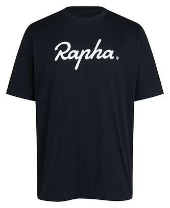 T-Shirt Rapha Coton Large Logo Noir/Blanc 7/7