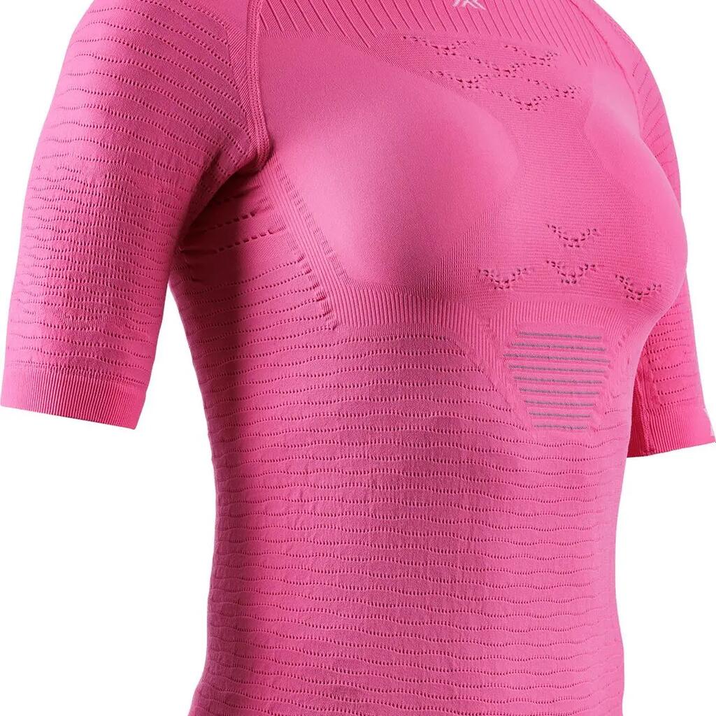 X-Bionic Effektor Pink Neon/White Women's short sleeve jersey