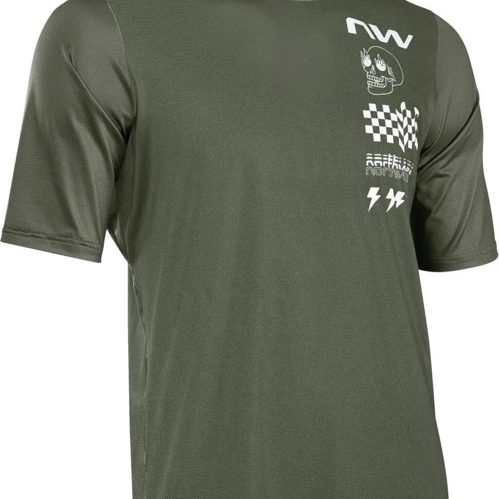 Northwave Bomb Short Sleeve Jersey Green