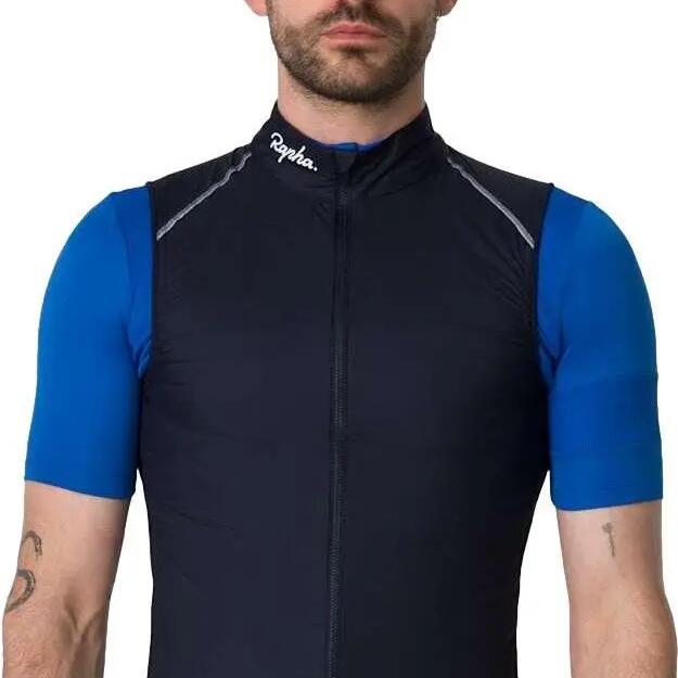 Vest Homme Rapha Brevet Element Bleu Foncé/Blanc
