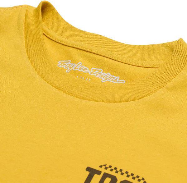 T-Shirt Manches Courtes Troy Lee Designs Smiley Jaune 4/6