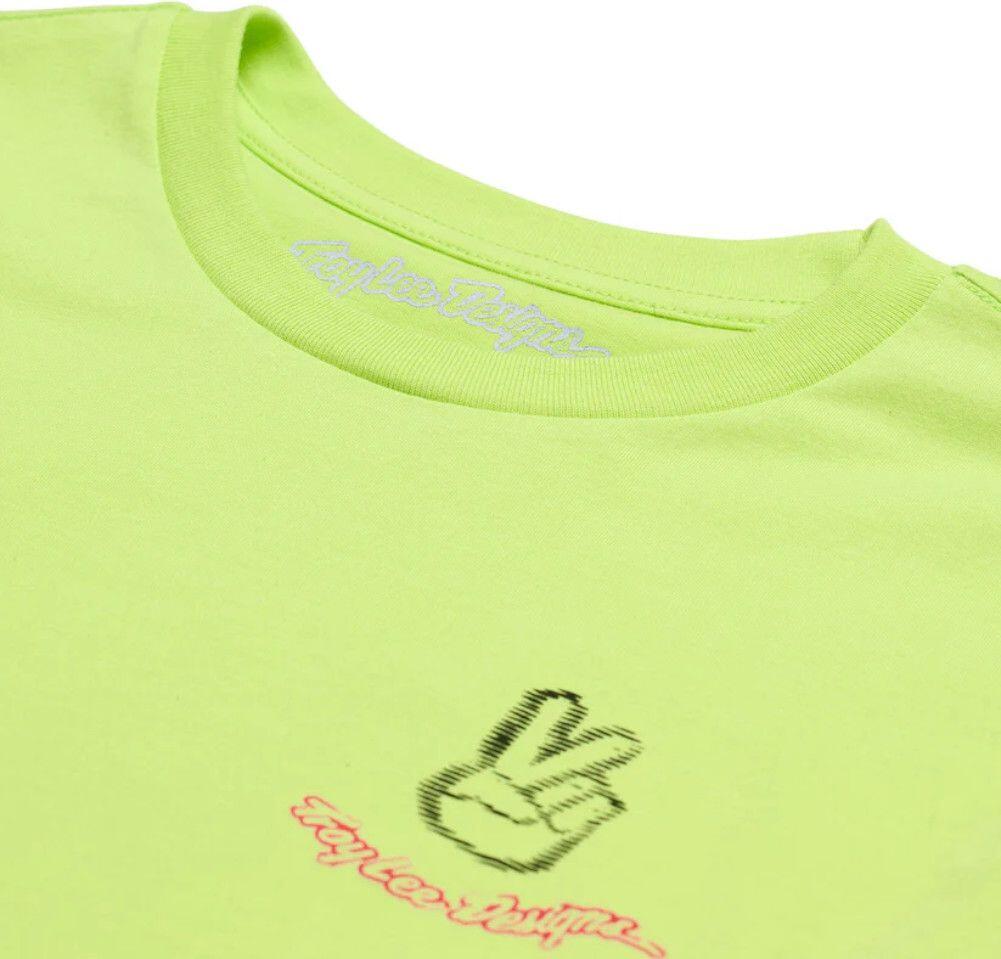 T-Shirt Manches Longues Troy Lee Designs Peace Out Jaune 4/5